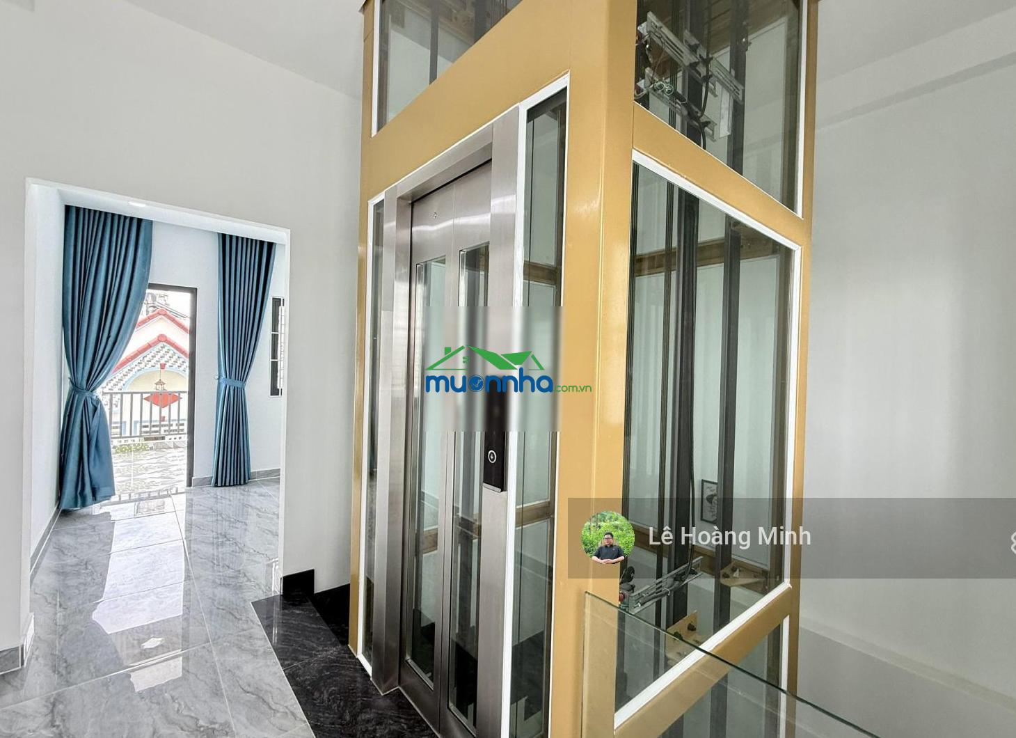 Nhà phố có thang máy đường nhựa 6m thông lê văn khương. full nội thất