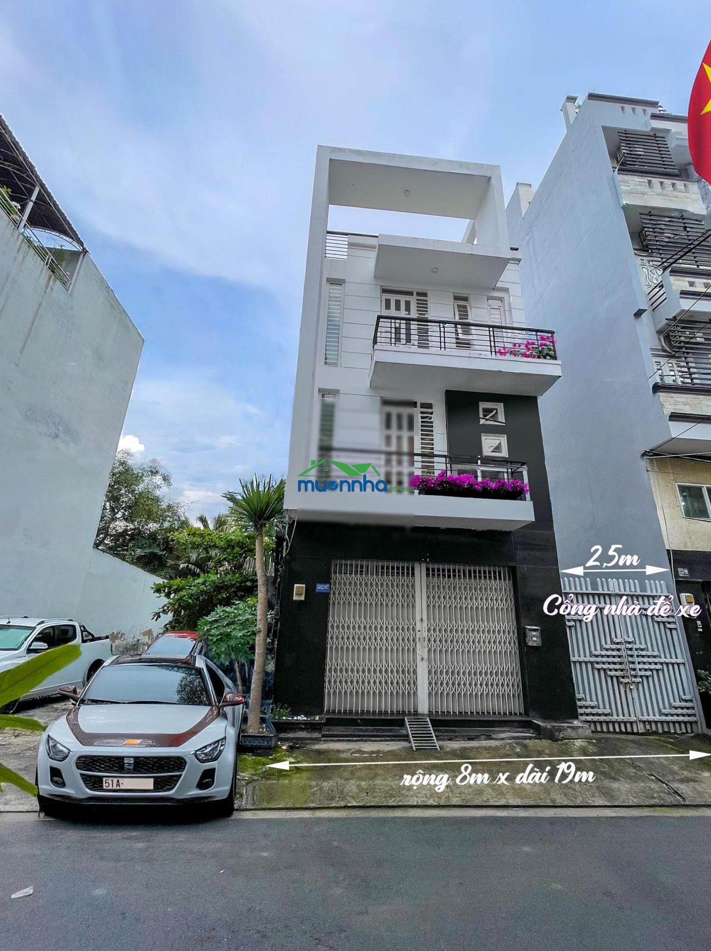 Nhà 4 tầng 8x19m (153m2) hẻm nhựa ôtô 8m huỳnh tấn phát, q7 chỉ 12,95 tỷ (84 triệu/m2) - 3