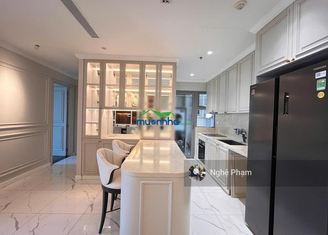 Cần cho thuê căn hộ 2pn tilia - empire city căn góc tầng cao view sông, view pháo hoa. nội thất đẹp