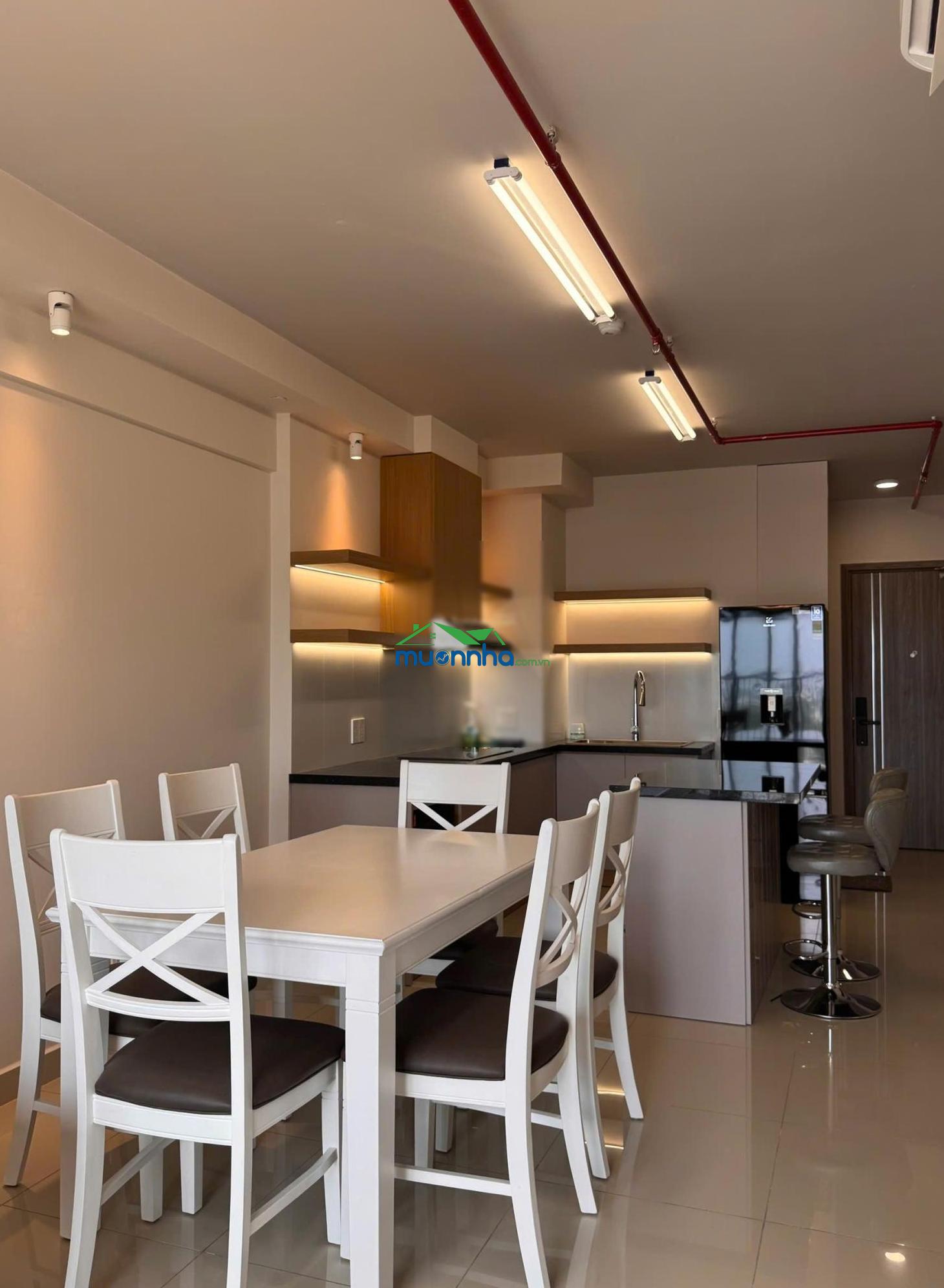 Cho thuê cc eco xuân 3pn - 2wc 2 ban công full nội thất