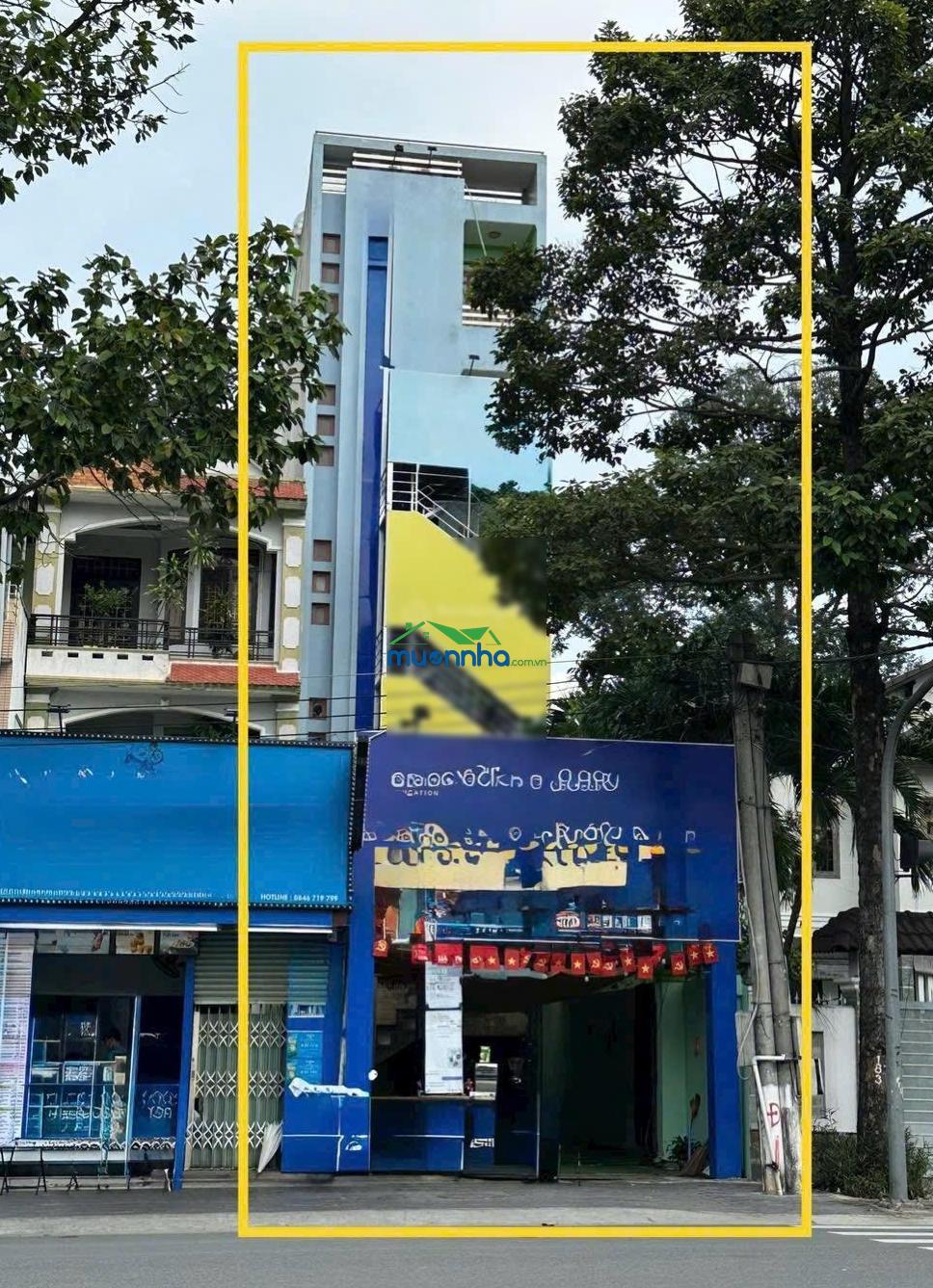 Cho thuê tòa nhà 600m2 sàn trung tâm thủ dầu một
