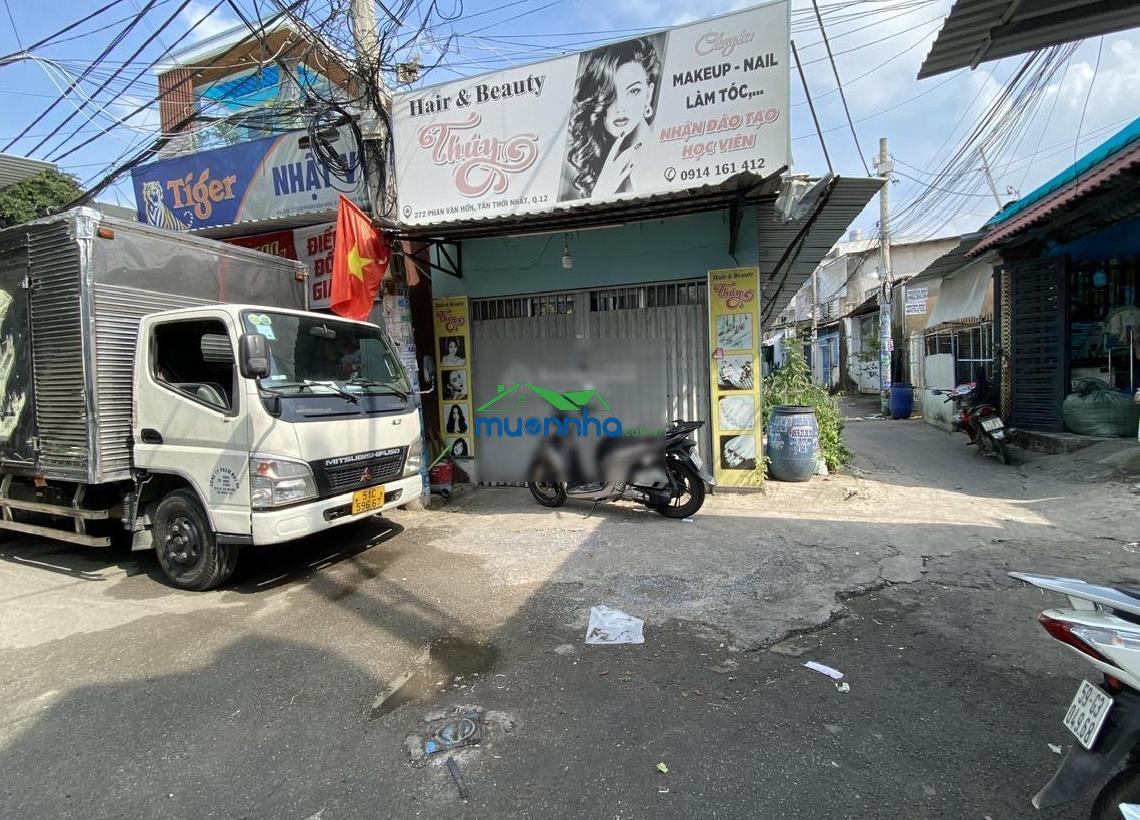 Nhà hẻm 6m phan văn hớn quận 12 - gần cầu tham lương - có 8 phòng - 5mx20m - 5 tỷ 6