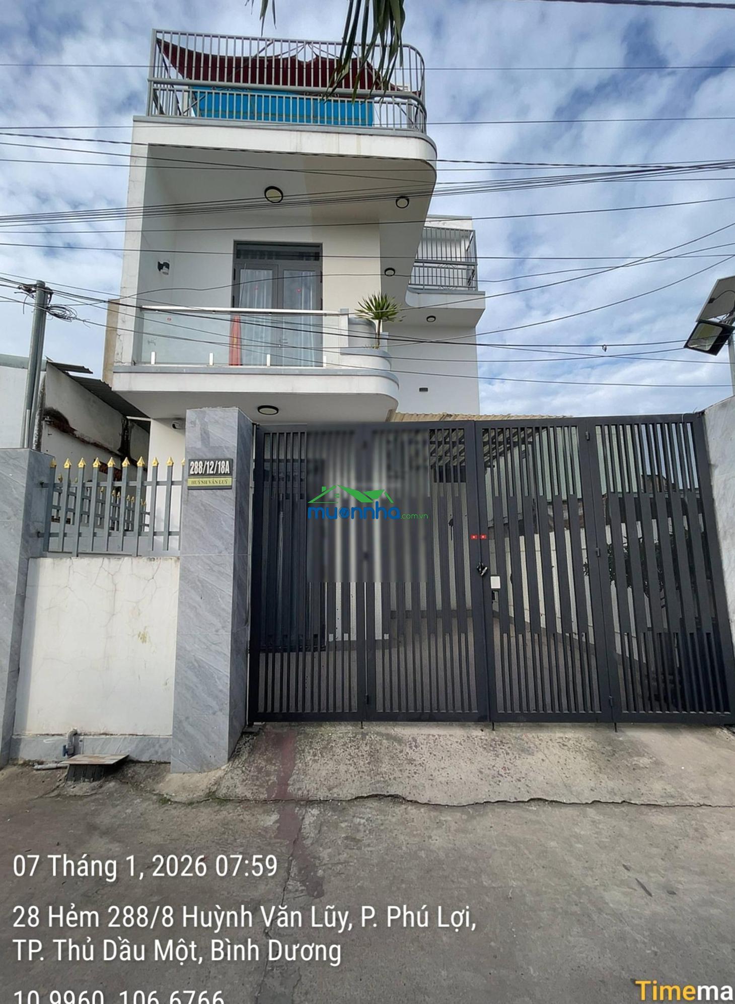 Nhà phú lợi ngang 6,5m, hoàn công, cách huỳnh văn luỹ 200m. giá 4,360 tỷ. lh 0975 222 ***