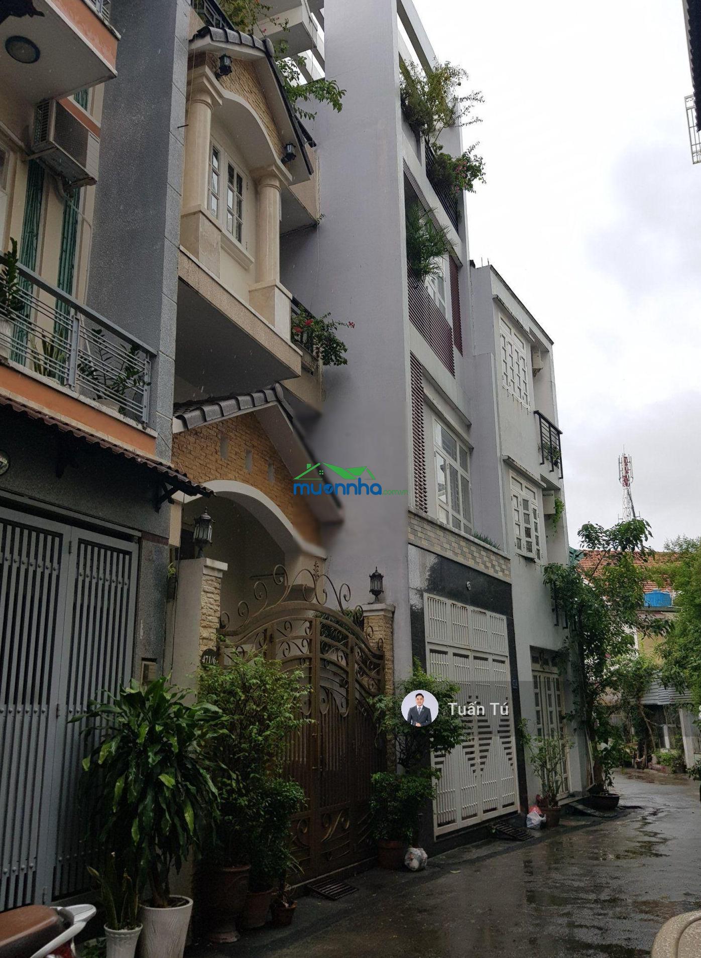 Bán nhà 4 tầng hẻm xe hơi nơ trang long p13 bình thạnh - 4x20m - 4 tầng - chỉ 9,5 tỷ tl - 3