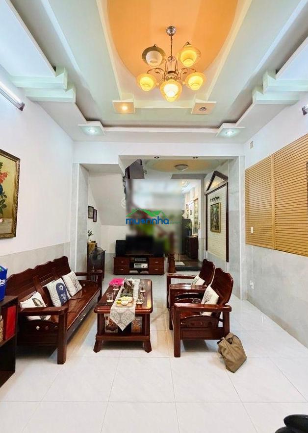 Nhỉnh 6 tỷ hẻm oto tới nhà lê quang định-4x12m-4 tầng khu dân trí sát chợ bà chiểu cách mt 40m - 4