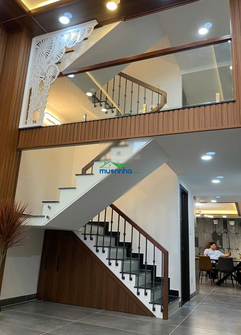 Bán nhà mới, 4 tầng, hẻm xe tải 2 chiếc ngay tân hương, khu vip 4 x 16m dtcn đủ, đã hoàn công - 2
