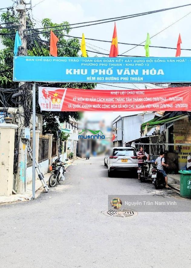 Bán nhà đường ô tô tránh nhau quận 7 đường phú thuận ngang 4m5 dài 19m chỉ 8 tỷ nhỉnh thương lượng - 2