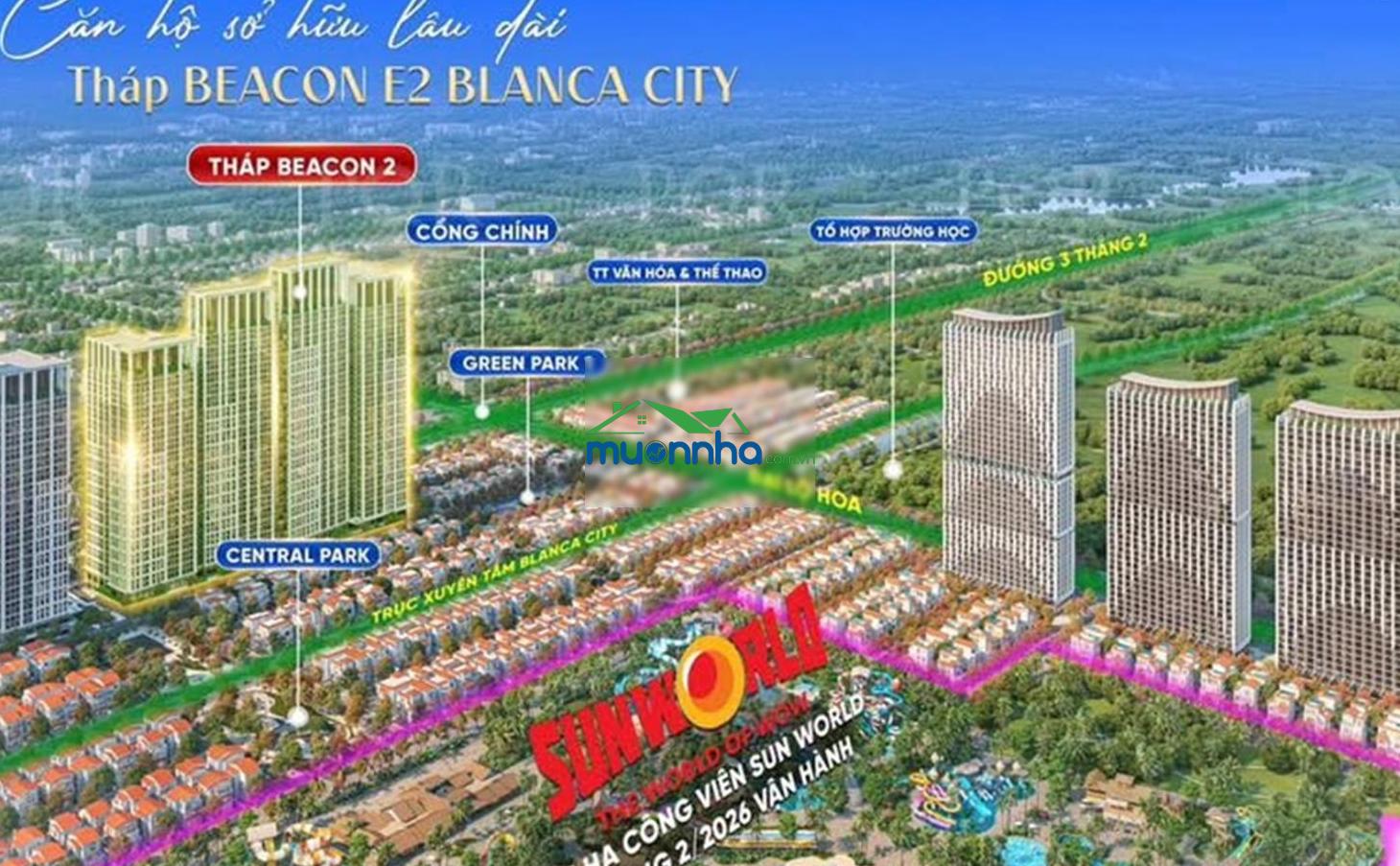 Beacon tower - căn hộ view biển vĩnh viễn, sở hữu lâu dài tại vũng tàu thuộc dự án blanca city