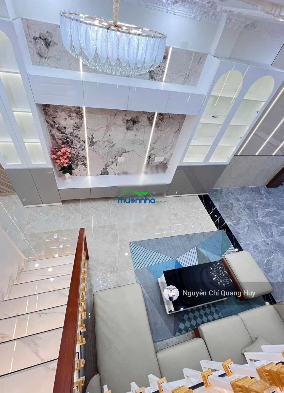Nhà phố xây dựng mới phong cách châu âu - đường thông 8m kdc huỳnh tấn phát - 4,2x16m giá 8,6 tỷ