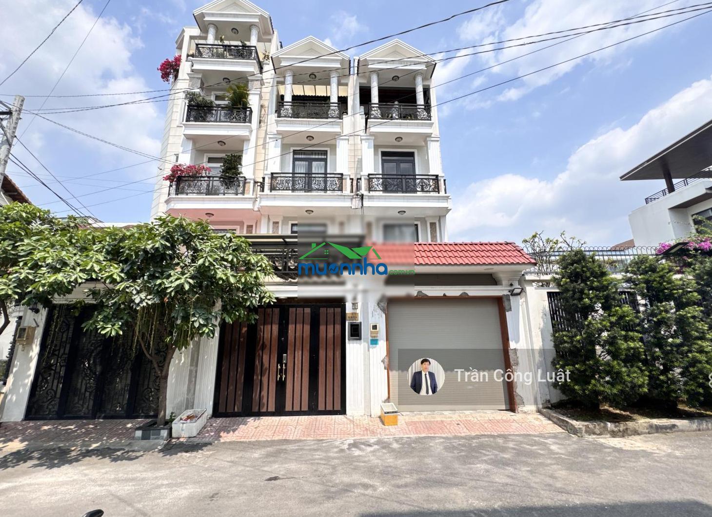 Căn góc 2 mặt tiền 5 tầng khu nhà bên sông cao cấp - gần gigamall phạm văn đồng, có gara ô tô 7 chỗ