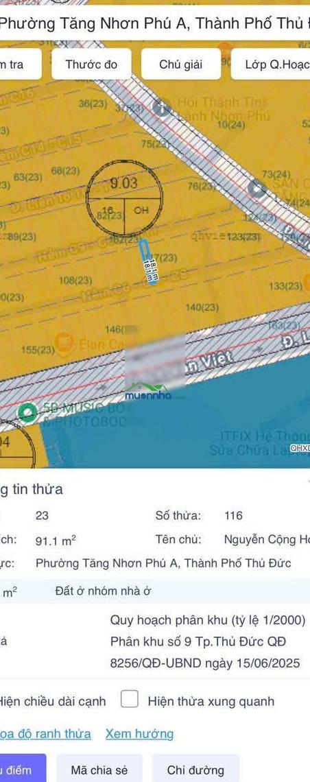 Bán nhà 2 mặt tiền trước sau đường 455 lê văn việt