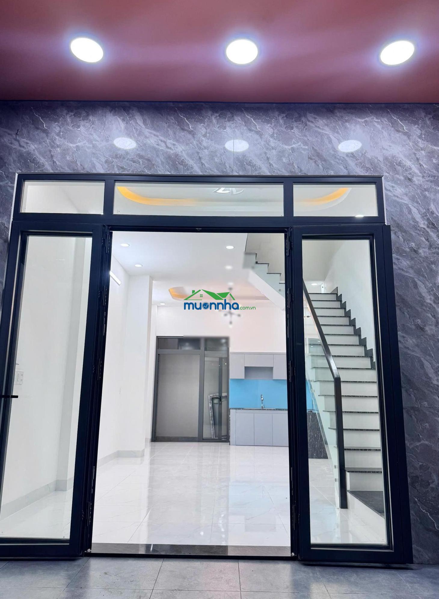 Nhà 4 tầng mới xây đường trường lưu, phường long trường