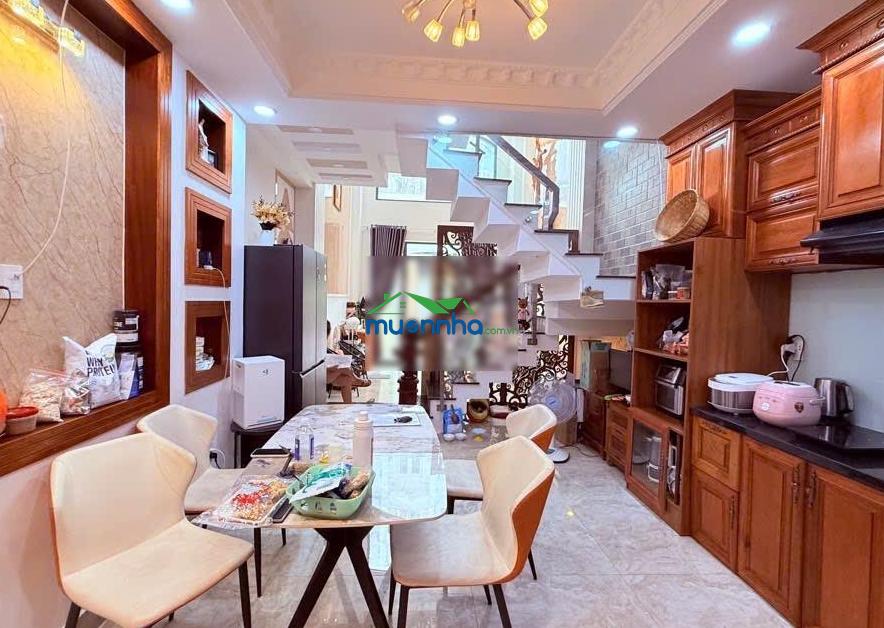 Hiếm có, chỉ 7tỷ8 sở hữu ngay nhà 4 tầng đẹp lung linh full nt ngay sát mt lê đức thọ p. an hội tây - 4