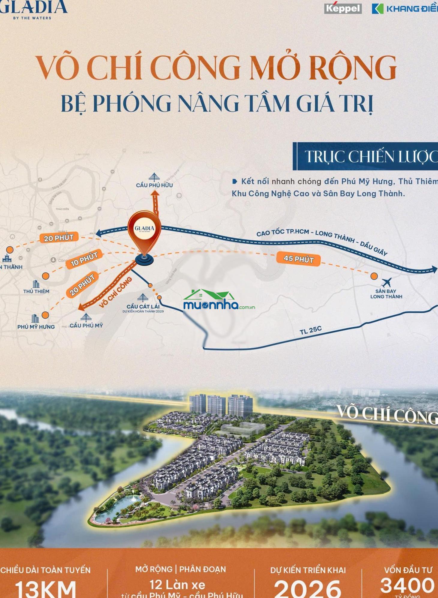Bán nhanh biệt thự song lập gladia khang điền - 2