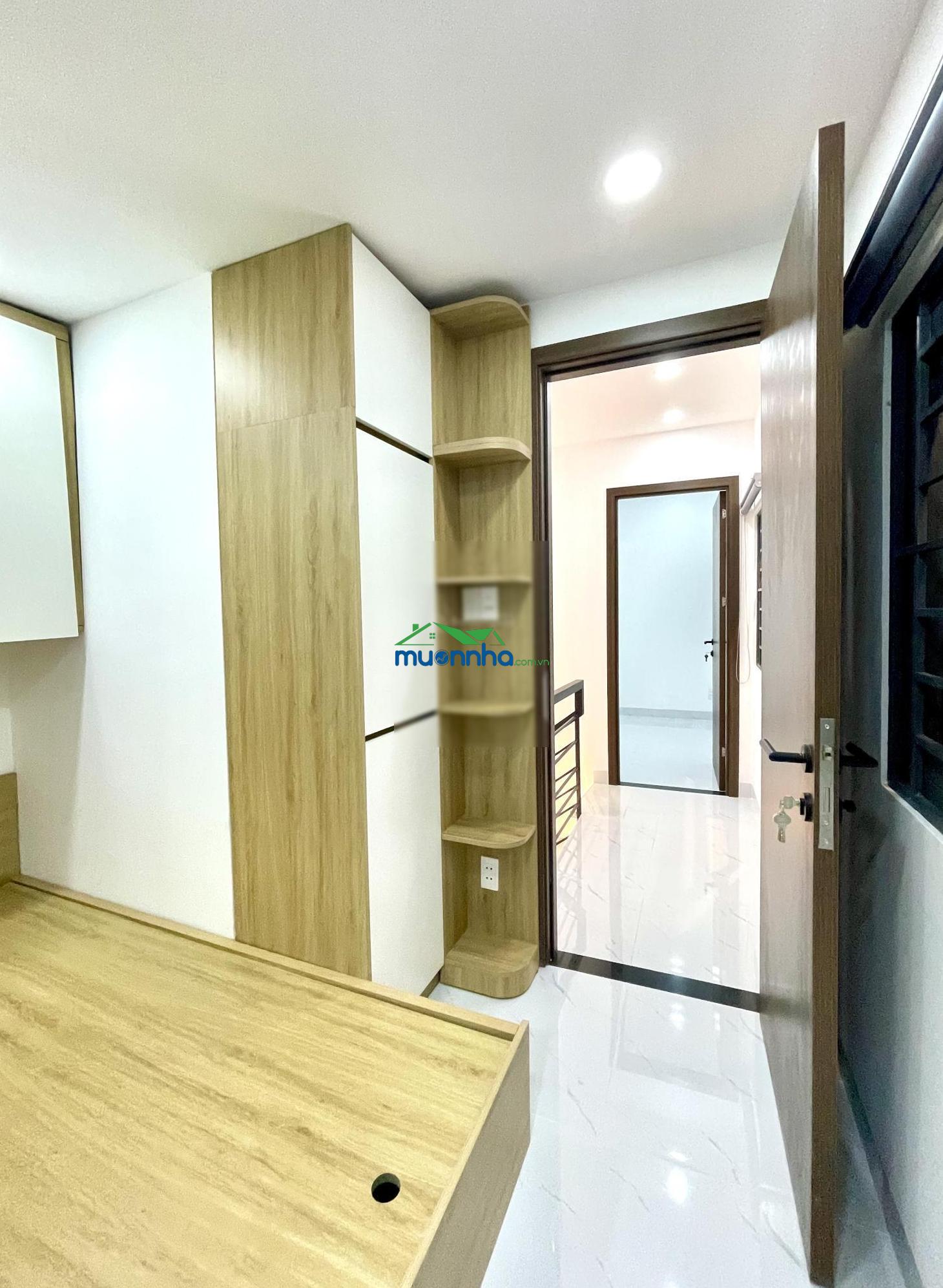 4 tỷ. bán nhà riêng hòa bình, hẻm 8m thông, nhà đẹp như hình, 2pn, 2wc, nội thất full
