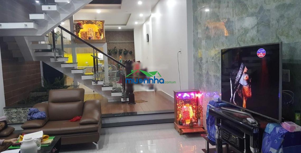 Sát đầm sen!!! chỉ 7,2 tỷ có ngay nhà mới 3 tấm khu cư xá phú bình p5. dt: (4x12)m - 4