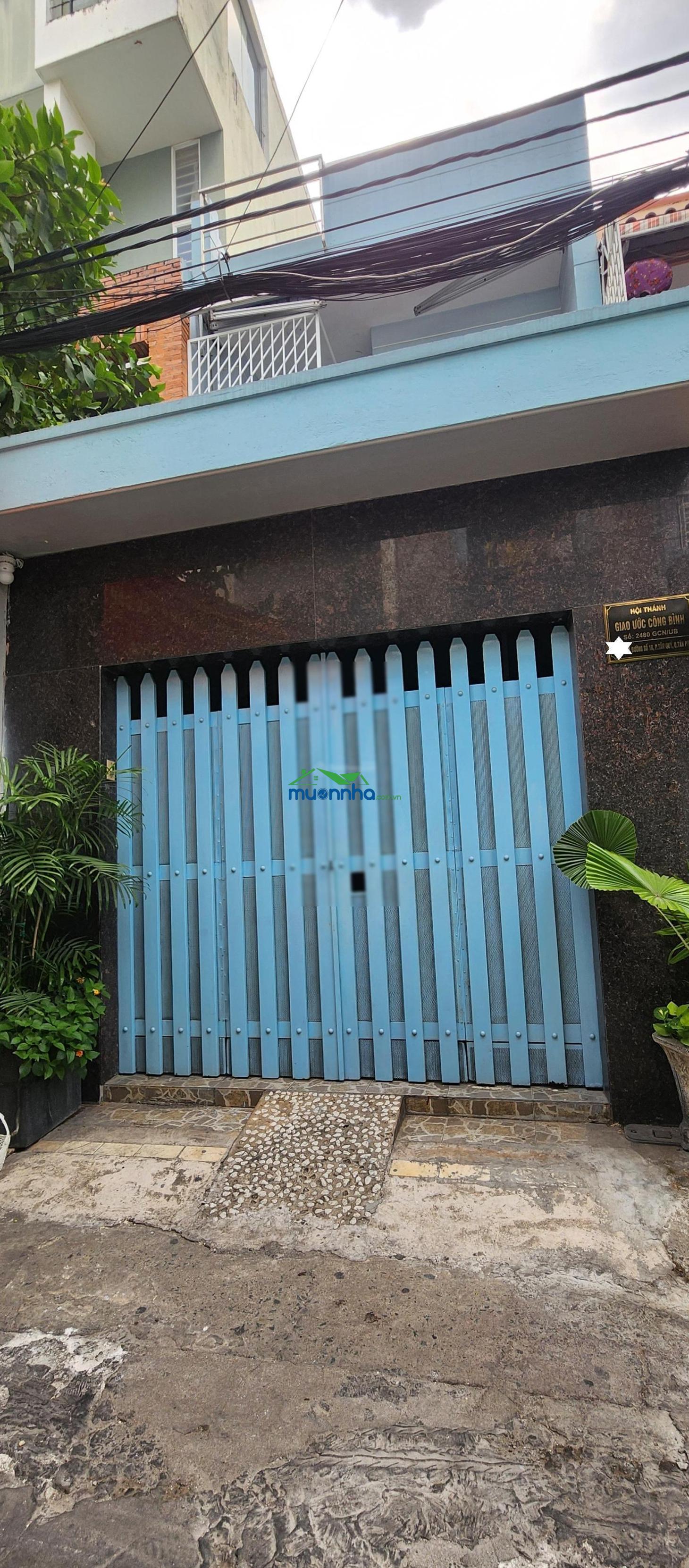 Bán nhà hxh cạnh chợ, nhà thờ tân hương q. tân phú 73m², 2tầng, 6.39 tỷ