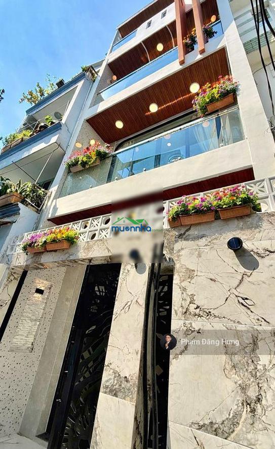 9,9 tỷ sở hữu nhà trung tâm phú nhuận, sát hẻm oto phan đình phùng, 4 tầng, 51.7m², nở hậu 6.5m - 4