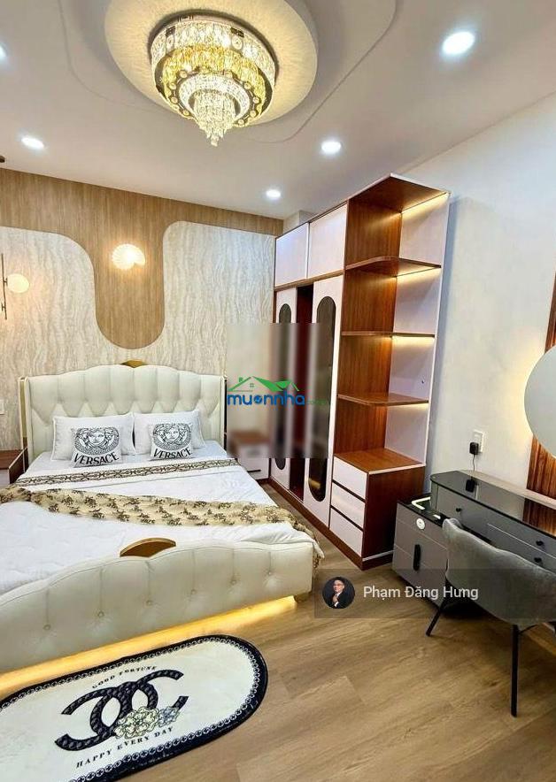 9,9 tỷ sở hữu nhà trung tâm phú nhuận, sát hẻm oto phan đình phùng, 4 tầng, 51.7m², nở hậu 6.5m