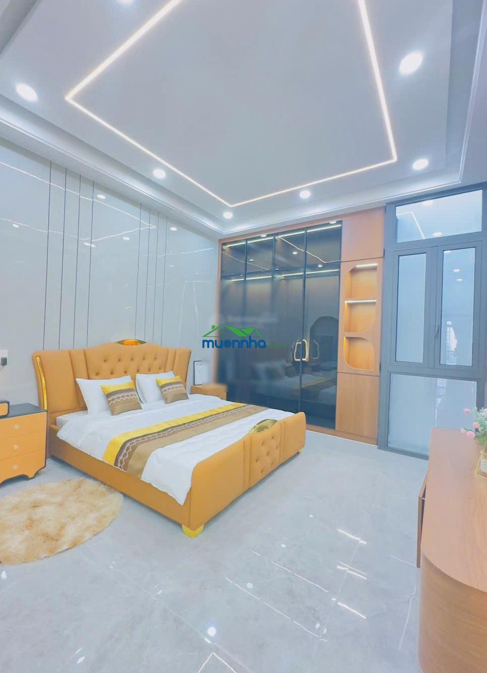 Dưới 3 tỷ. nhà 59m2 hẻm 6m lê quang định, gò vấp gần phạm văn đồng - xây 3 tầng - 4