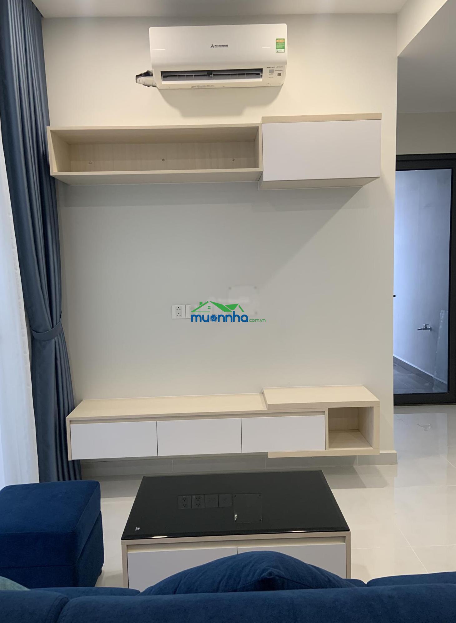 Cho thuê căn hộ emerald golf view lê phong, thuận an đối diện vsip 1 2pn 2wc 72m2 căn gốc tầng cao