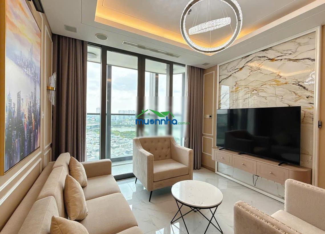 Cho thuê vinhomes central park the landmark 81 4pn vòng cung, giá 65tr, 144m2 full nt lh 0397 383 ***