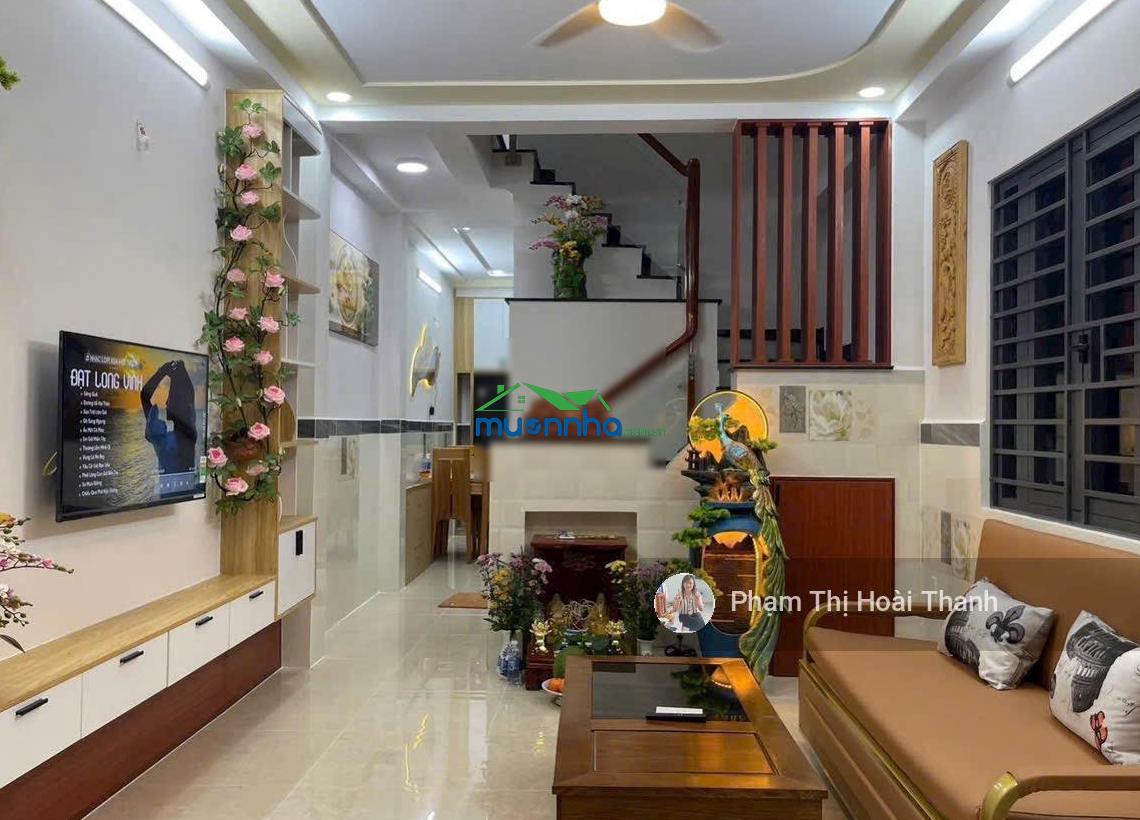 Hàng hiếm phước long a nhà mới 2 tầng - hẻm xe hơi 7 chỗ gần tây hoà - 54m² - chỉ 4.5 tỷ - 2