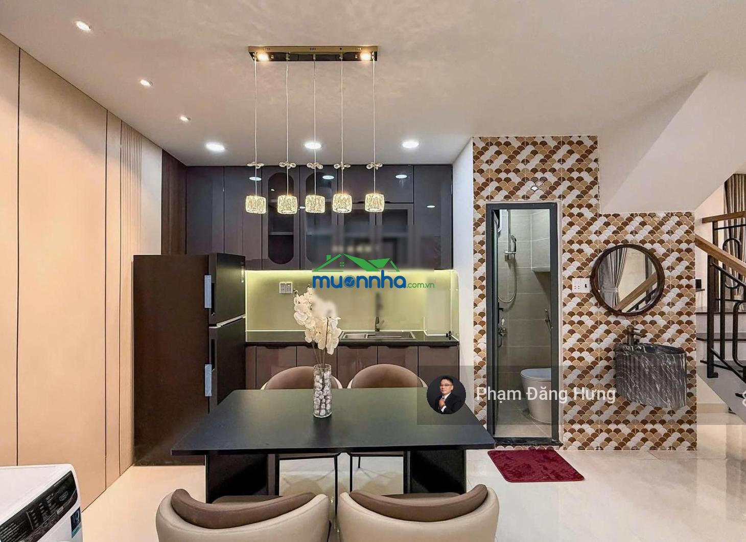 Nhà bình thạnh full nội thất, sát mặt tiền phan văn hân, gần cầu thị nghè, sát quận 1, 49m², 6 tỷ - 3