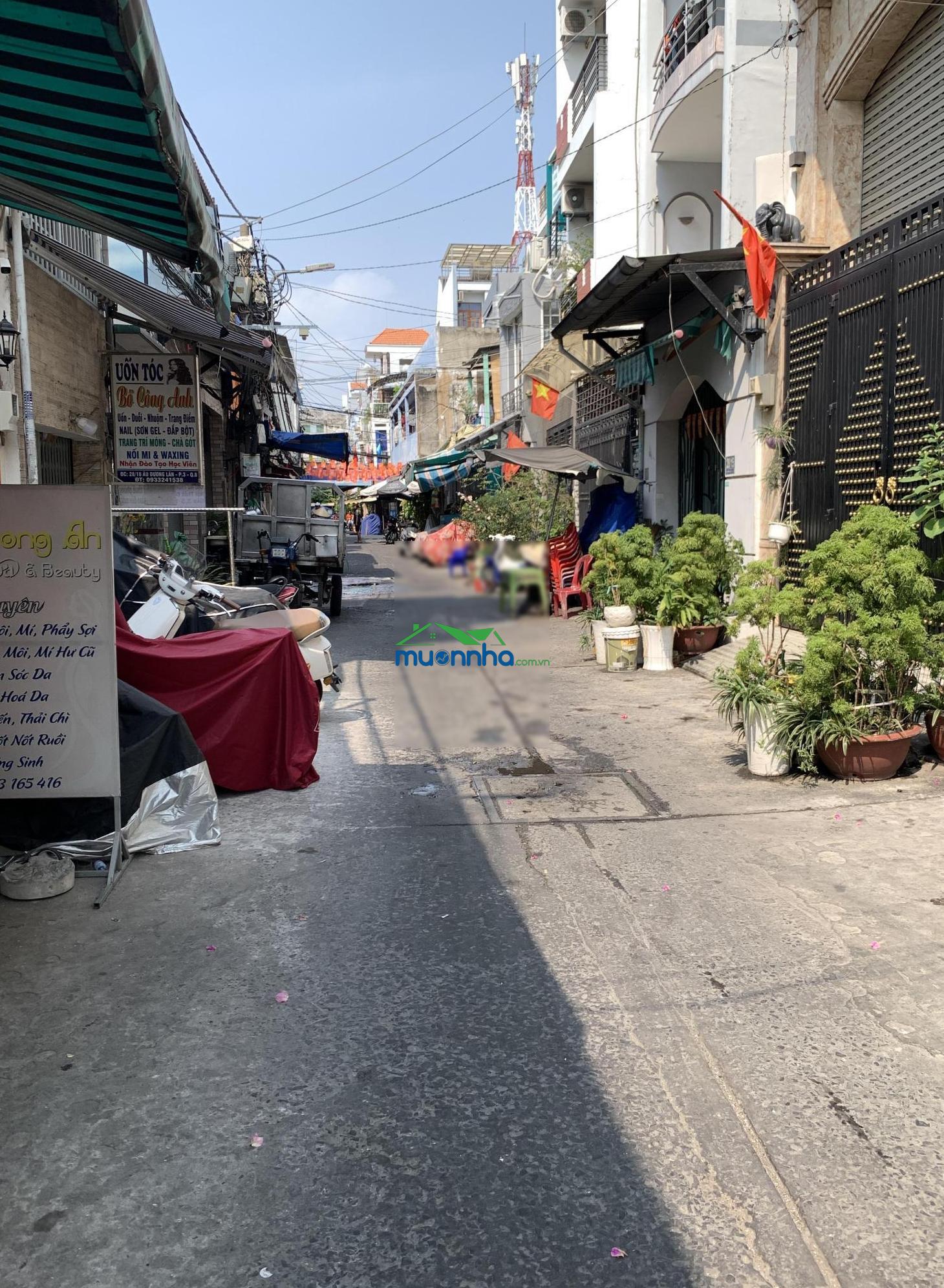 Nhà hẻm xe hơi âu dương lân quận 8 nhỉnh 6tỷ