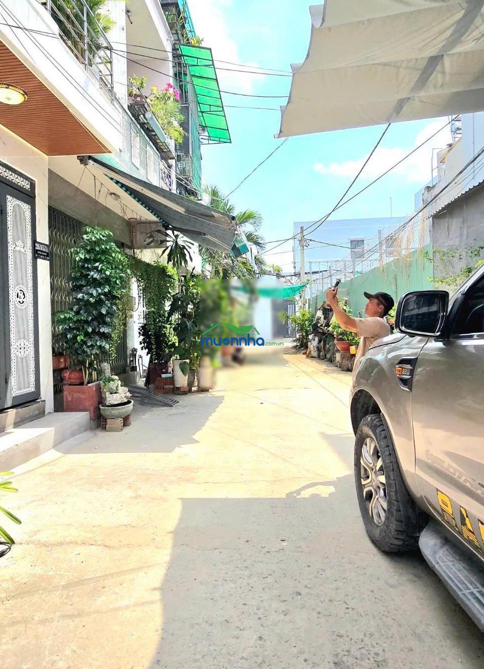 Cần bán nhà có sổ hồng một lầu đường trước nhà 6m - 2