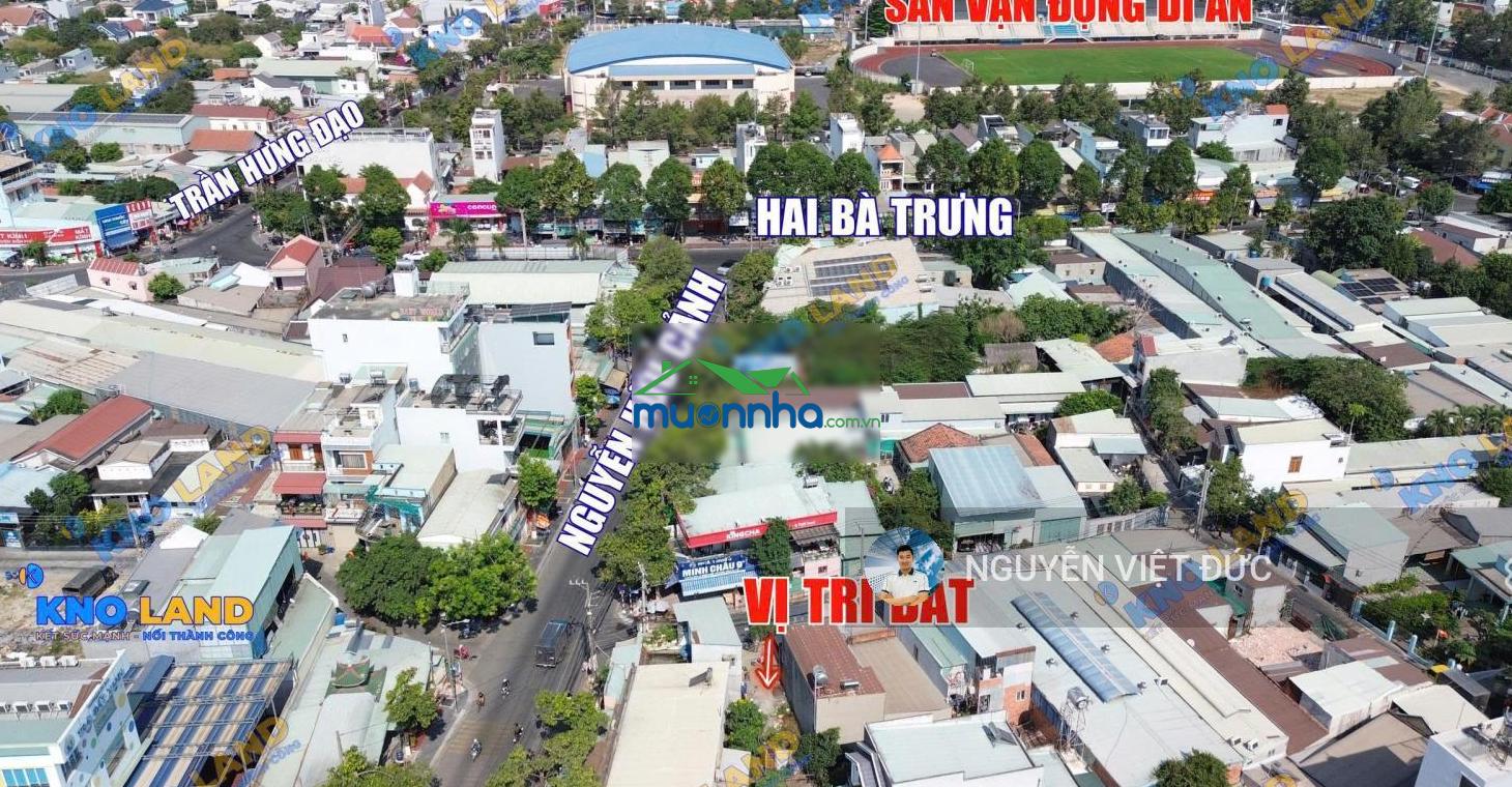 Giảm 300tr bán mặt tiền nguyễn công hoan ngay chợ gần sân vận động dĩ an và trường cấp 1 cấp 2 - 3