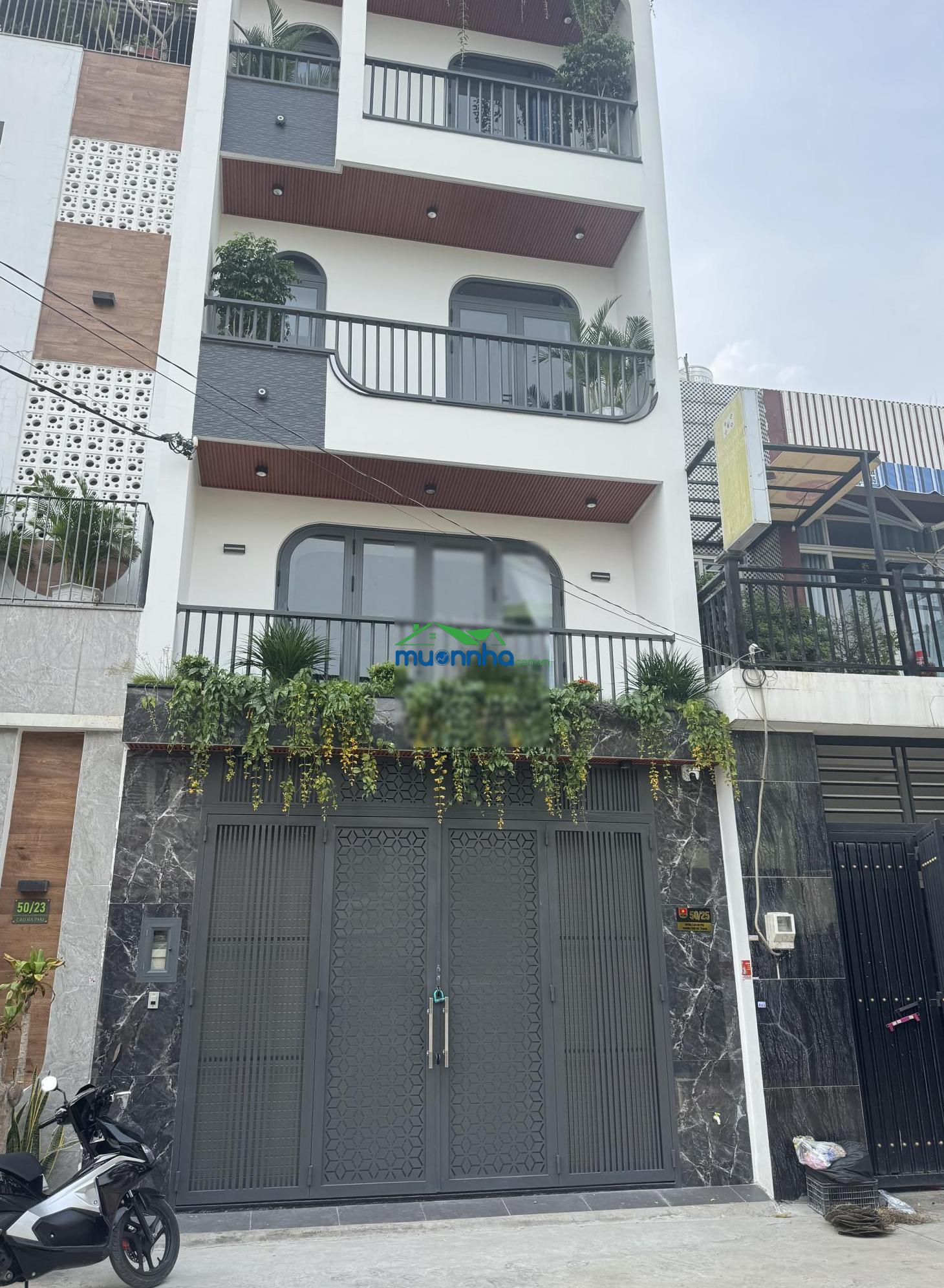 Nhà mới sổ hồng riêng ngang 5 dài 18. có thang máy. gần gò vấp ngã tư ga - 2