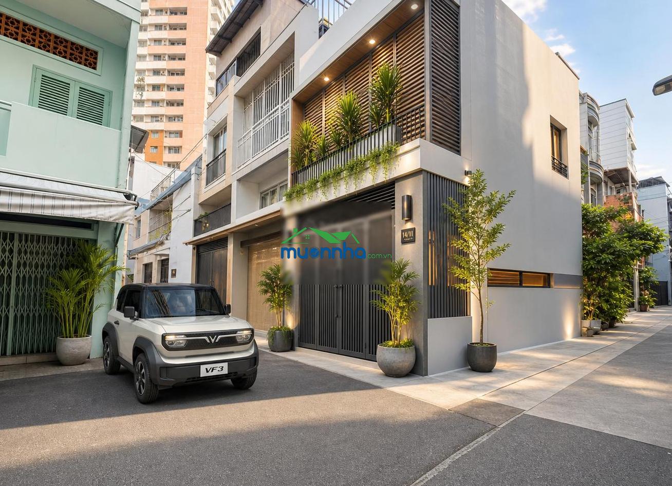 Bán nhà hẻm 413, xe hơi 8m, đường lê văn sỹ, quận 3, dt: 4.3 x 8m, gồm trệt, lững, lầu, chỉ: 7.6 tỷ - 4