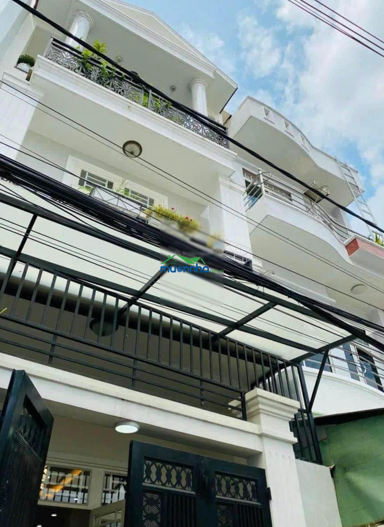 5 tỷ 850 - 64.4m² - nhà 4 tầng - 4pn - hẻm xe hơi - bà hom q6