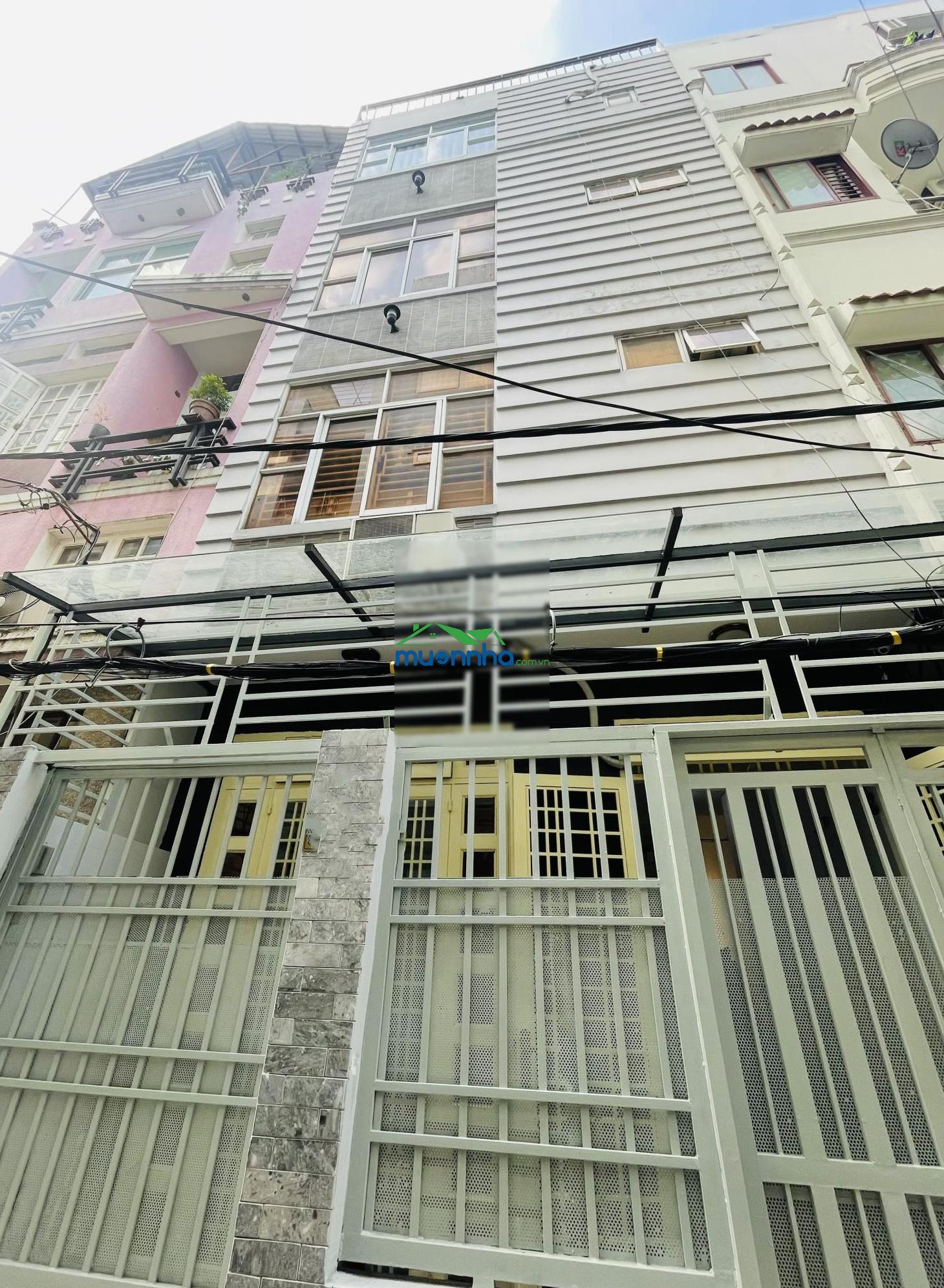Bán chdv cách mạng tháng 8, quận 3, 4 tầng, 6 phòng, 5,3x10, thu nhập 24 triệu/tháng, giá 9,5 tỷ