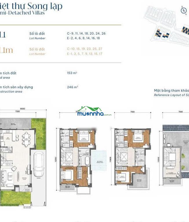 Gladia: biệt thự song lập 153 m2, view sông, gần công viên yên tĩnh. đã có sổ hồng, giá chỉ 35 tỷ - 2