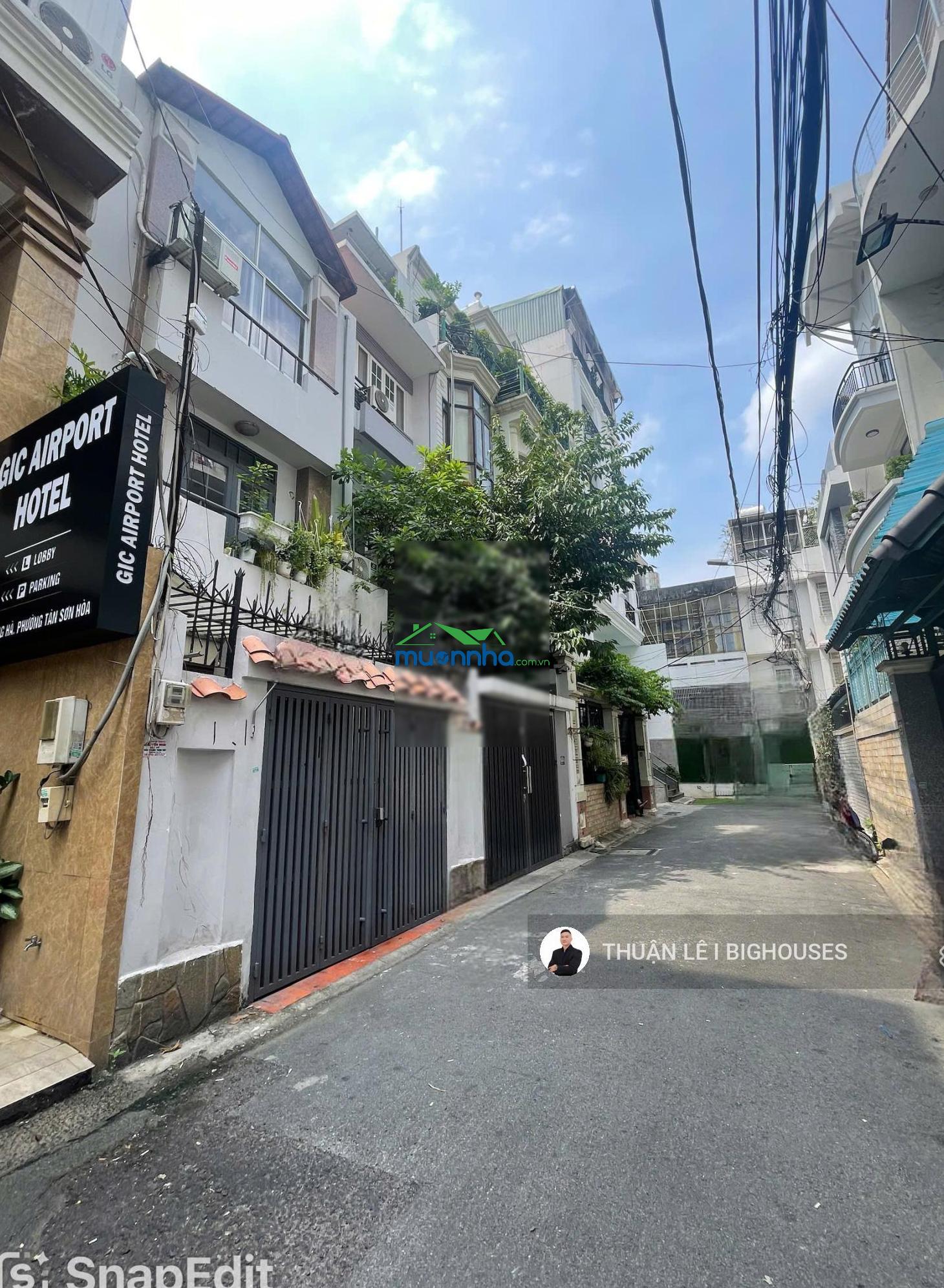 Hẻm 6m hồng hà & trường sơn, p2, tân bình, (4,6 x 20m), nhà 3tầng vuông vức. 18tỷ về 16,5tỷ bán gấp