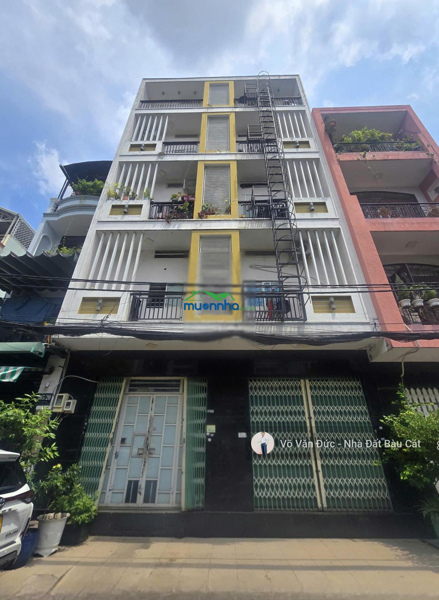 Bán tòa nhà chdv tân sơn nhì - tân phú. dt 8x16 - đúc 5 lầu - 29 phòng - thu nhập 120tr/th - 4