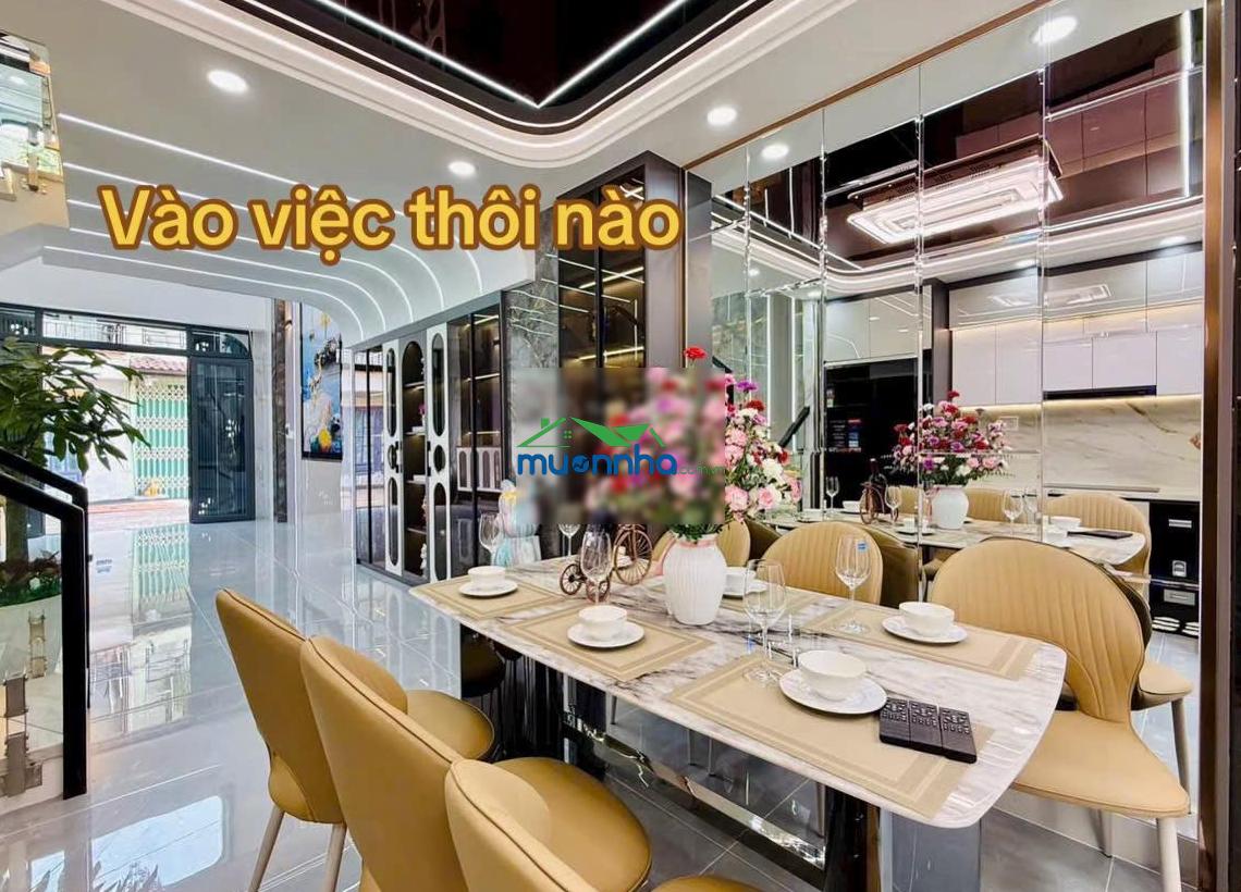 Giảm 200tr nhà mới xây 1 trệt 1 lửng 3 lầu - 2