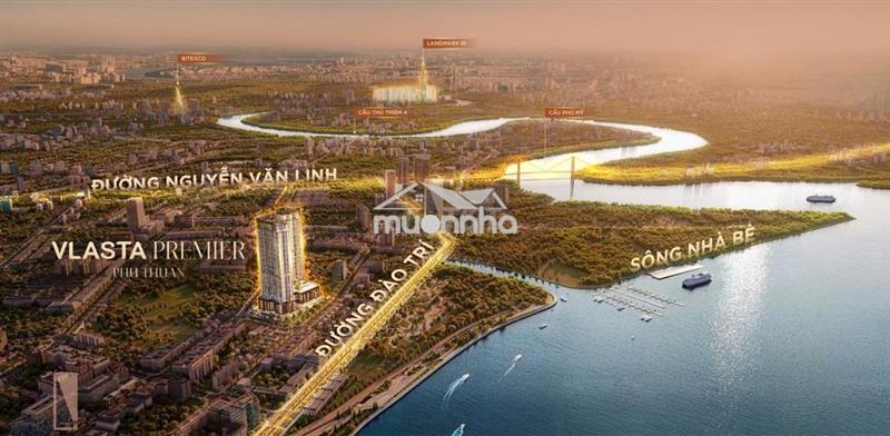 Vlasta quận 7, căn hộ ven sông sài gòn