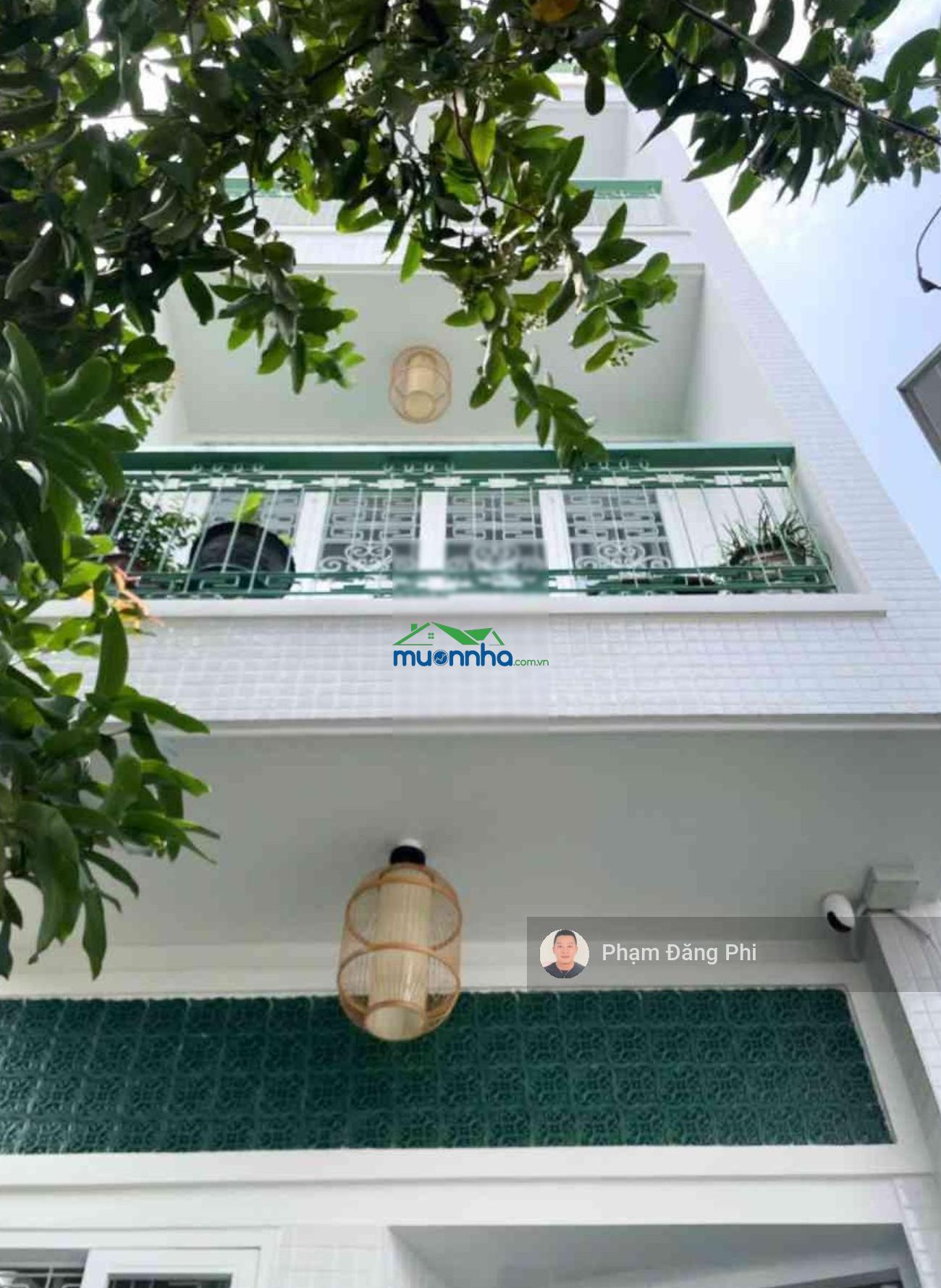 Nhà 2 mặt hẻm ô tô thông thoáng - xây ở 4 tầng kiên cố - ngay chợ bà chiểu - bv gia định - 4