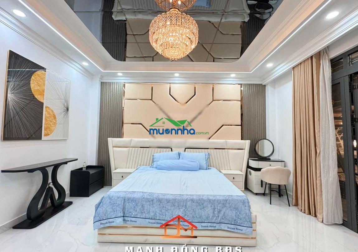 Nhà mới ở ngay - 4 tầng - 80m2 - xe hơi đổ cửa - kề quận 7 - nhỉnh 9t - 2