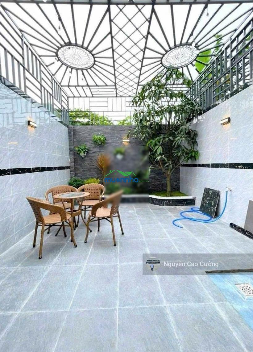 Nhà phố 4x26m 1trệt 3 lầu sân vườn rộng rãi thạnh xuân 24 gần tiểu học nguyễn văn thệ