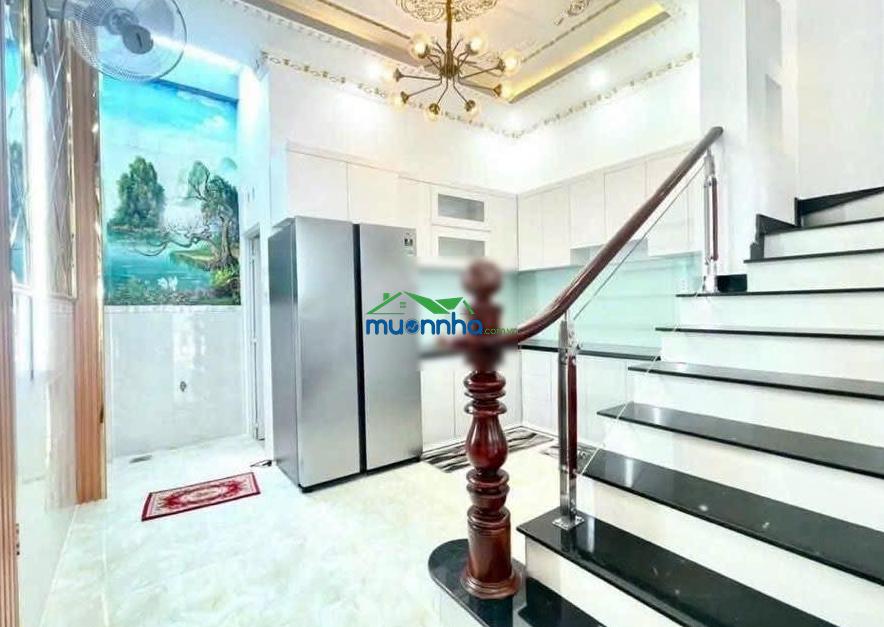 1806 huỳnh tấn phát hxh, 1 trệt 2 lầu sân thượng, 4pn, 4 wc, 4,1m x 12,5m, 50m2 -tặng full nội thất - 4