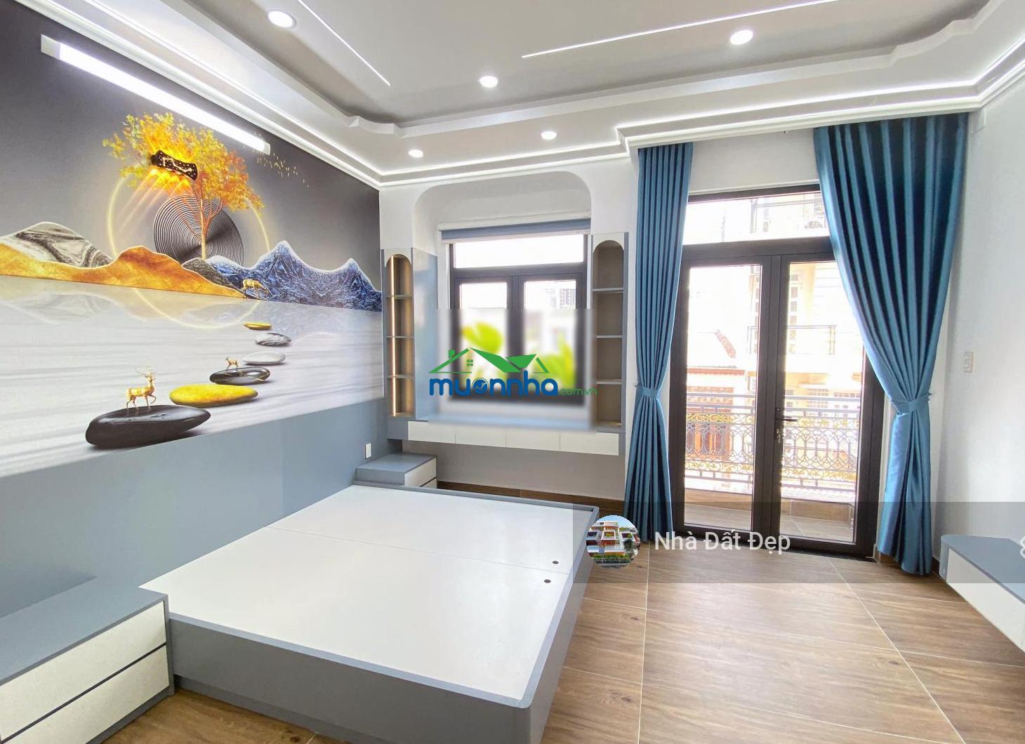 Nhà mới có thang máy full nội thất 4,5x14m, đúc 5 tấm hẻm 8m đường hương lộ 2 thông qua lê văn quới - 3