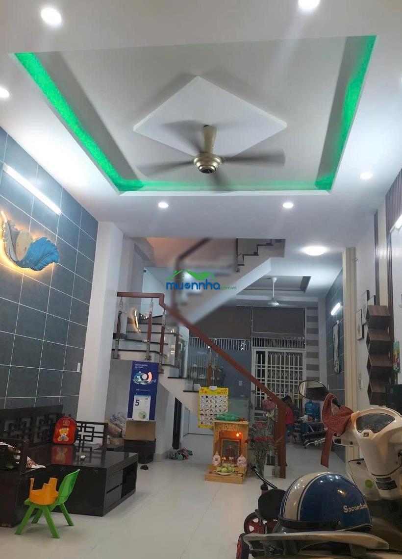 Nhà bán hẻm 4m đường gò dầu quận tân phú 4 x 12,5m trệt, 1 lầu đúc kiên cố đẹp/ gần siêu thị aeon