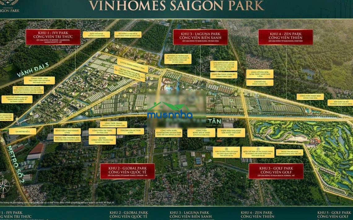 Vì sao vinhomes saigon park hóc môn được săn đón năm 2026? khi giá từ 80tr/m2 - 3