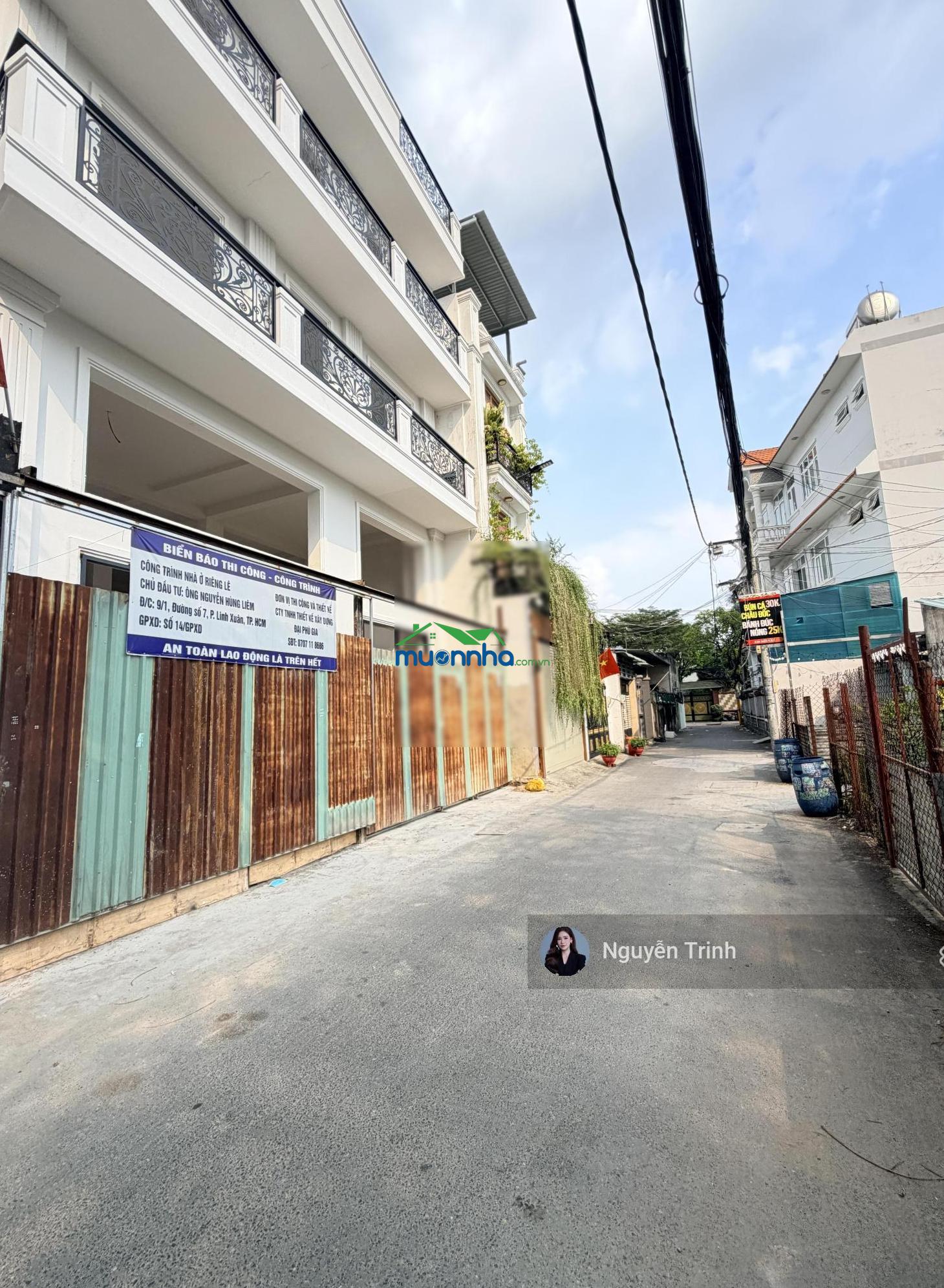 Bán nhà 3 tầng xây kiên cố-hxh thông - gần hoàng diệu 2-76.1m2. gần công viên cây xanh. còn tl tốt