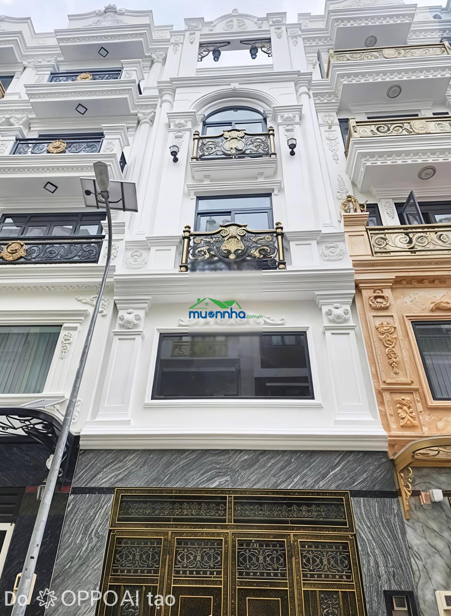 Ngay lê văn quới, gần bốn xã, bình tân, 58,5m², 5 tầng, hẻm 5m thông, tặng nội thất, 7,34 tỷ - 2