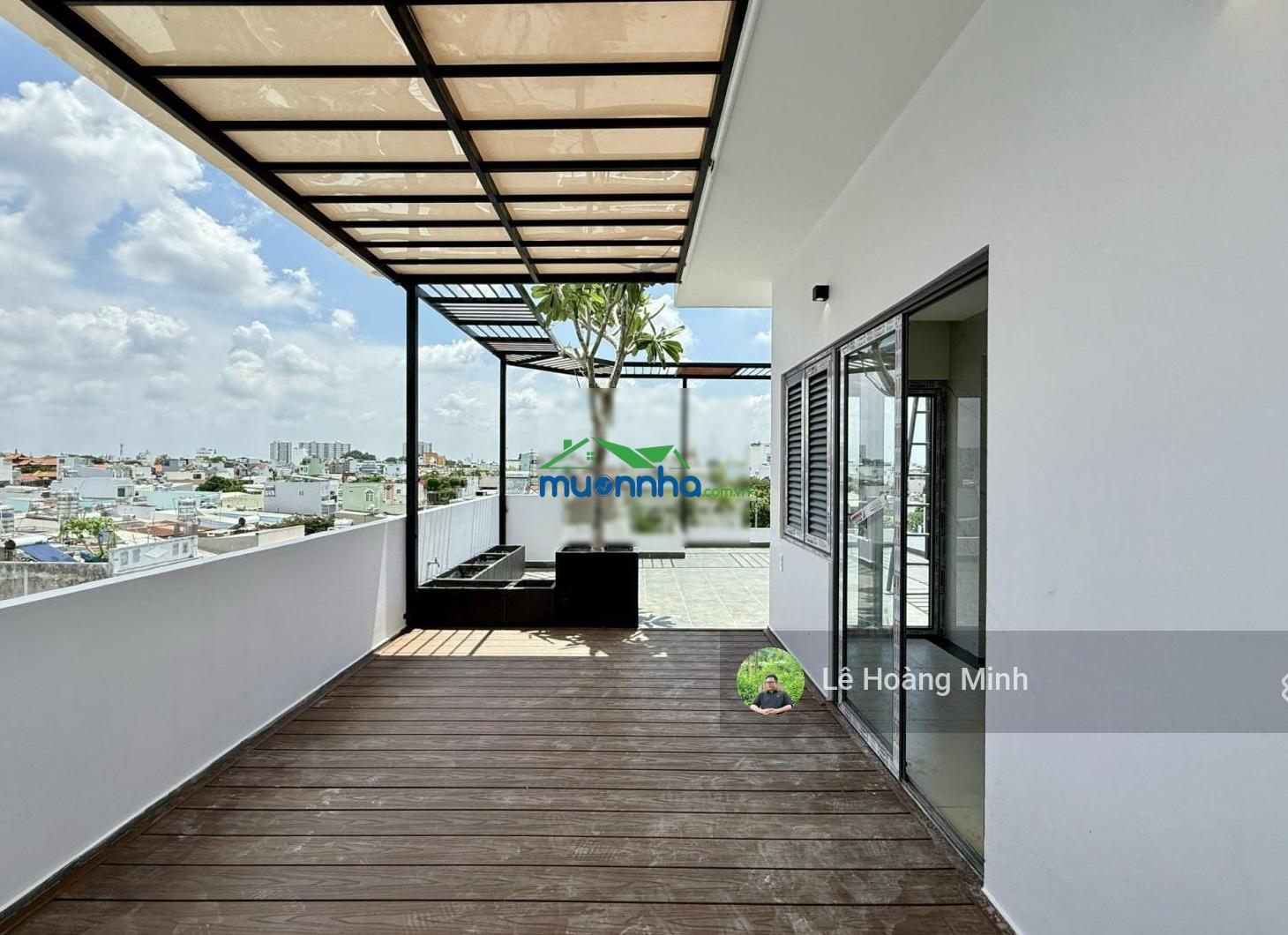 Villa mini ngang 7,5m xây 4 tầng có thang máy góc 2mt hẻm đường hiệp thành 45